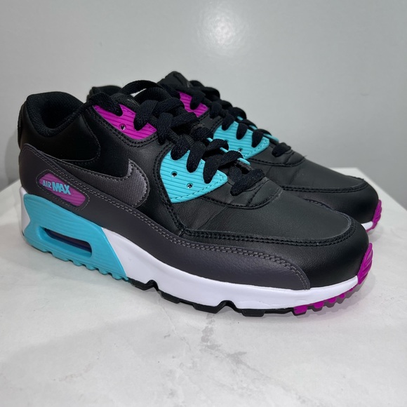 ‼️ JUST IN ‼️Nike Air Max 90 Leather GS ‘South Beach’ 🔥🔥 - Picture 1 of 13